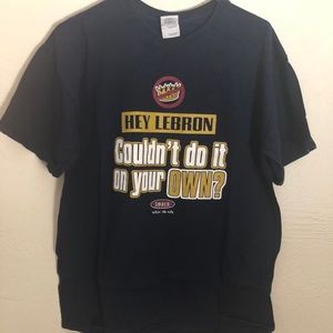 Navy Blue Large Lebron James Smack Talk Shirt